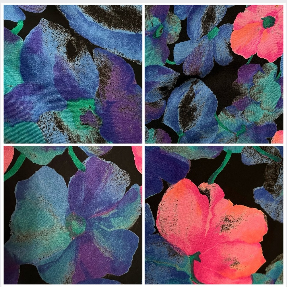 🇨🇦 Vintage Floral Long Jacket Oversized Artistic Statement Duster • Pink Mauve - Picture 2 of 15